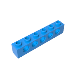 GDS-626 - Technic Brick 1 x 6 [5 Holes]