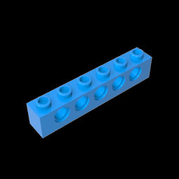 GDS-626 - Technic Brick 1 x 6 [5 Holes]