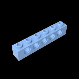 GDS-626 - Technic Brick 1 x 6 [5 Holes]