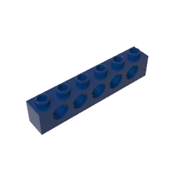 GDS-626 - Technic Brick 1 x 6 [5 Holes]