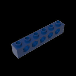 GDS-626 - Technic Brick 1 x 6 [5 Holes]