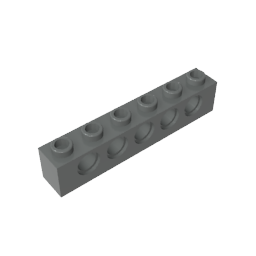 GDS-626 - Technic Brick 1 x 6 [5 Holes]