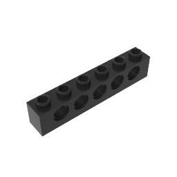 GDS-626 - Technic Brick 1 x 6 [5 Holes]