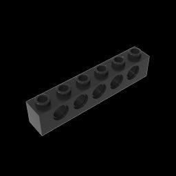 GDS-626 - Technic Brick 1 x 6 [5 Holes]