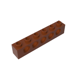 GDS-626 - Technic Brick 1 x 6 [5 Holes]