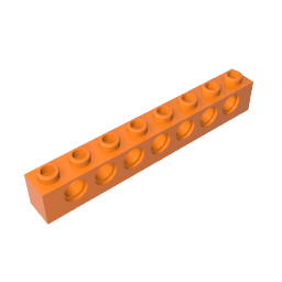 GDS-627 - Technic Brick 1 x 8 [7 Holes]