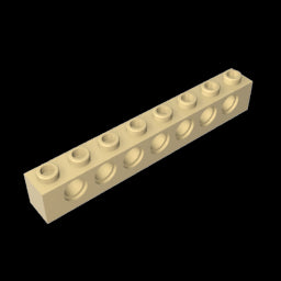 GDS-627 - Technic Brick 1 x 8 [7 Holes]