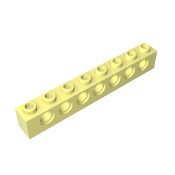 GDS-627 - Technic Brick 1 x 8 [7 Holes]