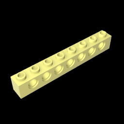 GDS-627 - Technic Brick 1 x 8 [7 Holes]