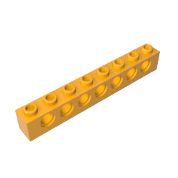 GDS-627 - Technic Brick 1 x 8 [7 Holes]