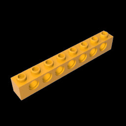 GDS-627 - Technic Brick 1 x 8 [7 Holes]