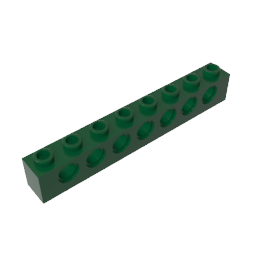 GDS-627 - Technic Brick 1 x 8 [7 Holes]