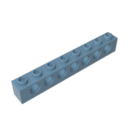 GDS-627 - Technic Brick 1 x 8 [7 Holes]