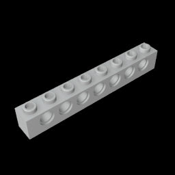 GDS-627 - Technic Brick 1 x 8 [7 Holes]