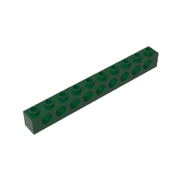 GDS-628 - Technic Brick 1 x 10 [9 Holes]