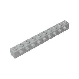 GDS-628 - Technic Brick 1 x 10 [9 Holes]