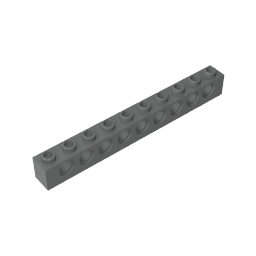 GDS-628 - Technic Brick 1 x 10 [9 Holes]