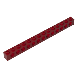 GDS-629 - Technic Brick 1 x 14 [13 Holes]