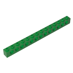 GDS-629 - Technic Brick 1 x 14 [13 Holes]