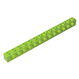 GDS-629 - Technic Brick 1 x 14 [13 Holes]