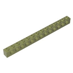 GDS-629 - Technic Brick 1 x 14 [13 Holes]