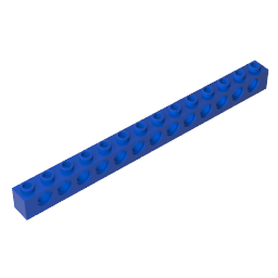 GDS-629 - Technic Brick 1 x 14 [13 Holes]