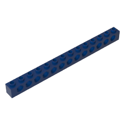 GDS-629 - Technic Brick 1 x 14 [13 Holes]