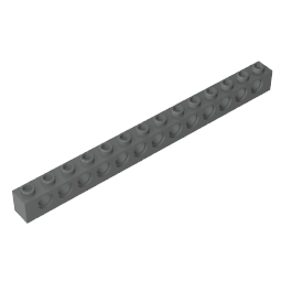 GDS-629 - Technic Brick 1 x 14 [13 Holes]