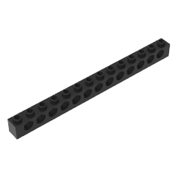 GDS-629 - Technic Brick 1 x 14 [13 Holes]