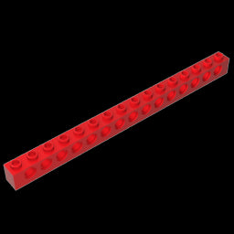 GDS-630 - Technic Brick 1 x 16 [15 Holes]