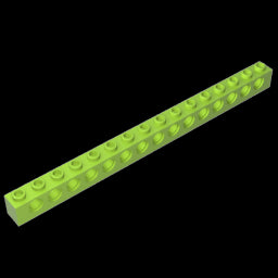 GDS-630 - Technic Brick 1 x 16 [15 Holes]