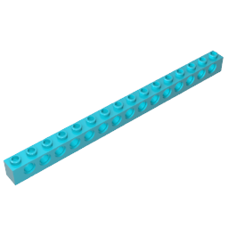 GDS-630 - Technic Brick 1 x 16 [15 Holes]