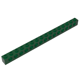 GDS-630 - Technic Brick 1 x 16 [15 Holes]