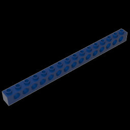 GDS-630 - Technic Brick 1 x 16 [15 Holes]
