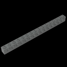 GDS-630 - Technic Brick 1 x 16 [15 Holes]