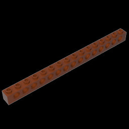 GDS-630 - Technic Brick 1 x 16 [15 Holes]