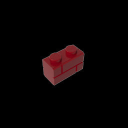 GDS-631 - Brick Special 1 x 2 with Masonry Brick Profile
