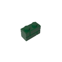 GDS-631 - Brick Special 1 x 2 with Masonry Brick Profile