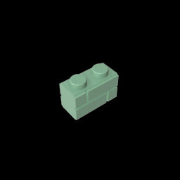 GDS-631 - Brick Special 1 x 2 with Masonry Brick Profile