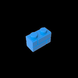 GDS-631 - Brick Special 1 x 2 with Masonry Brick Profile