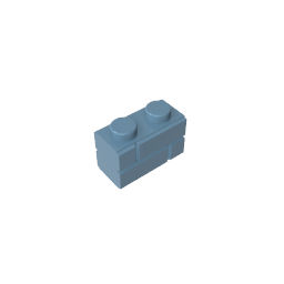 GDS-631 - Brick Special 1 x 2 with Masonry Brick Profile