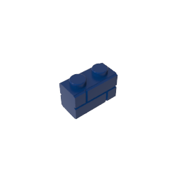 GDS-631 - Brick Special 1 x 2 with Masonry Brick Profile