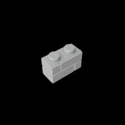 GDS-631 - Brick Special 1 x 2 with Masonry Brick Profile