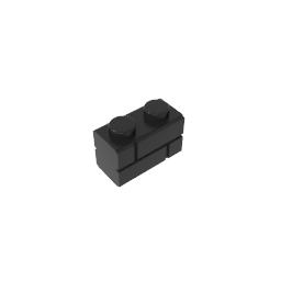 GDS-631 - Brick Special 1 x 2 with Masonry Brick Profile