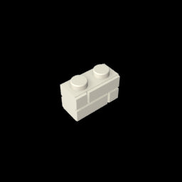 GDS-631 - Brick Special 1 x 2 with Masonry Brick Profile