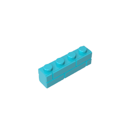 GDS-632 - Brick Special 1 x 4 with Masonry Brick Profile