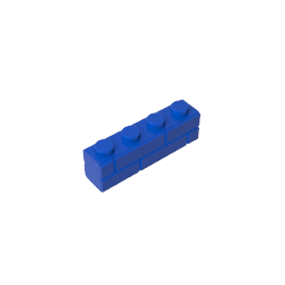 GDS-632 - Brick Special 1 x 4 with Masonry Brick Profile