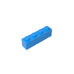GDS-632 - Brick Special 1 x 4 with Masonry Brick Profile