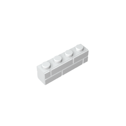 GDS-632 - Brick Special 1 x 4 with Masonry Brick Profile