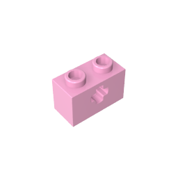GDS-633 - Technic Brick 1 x 2 with Axle Hole Type 1 [+ Opening] and Bottom Pin